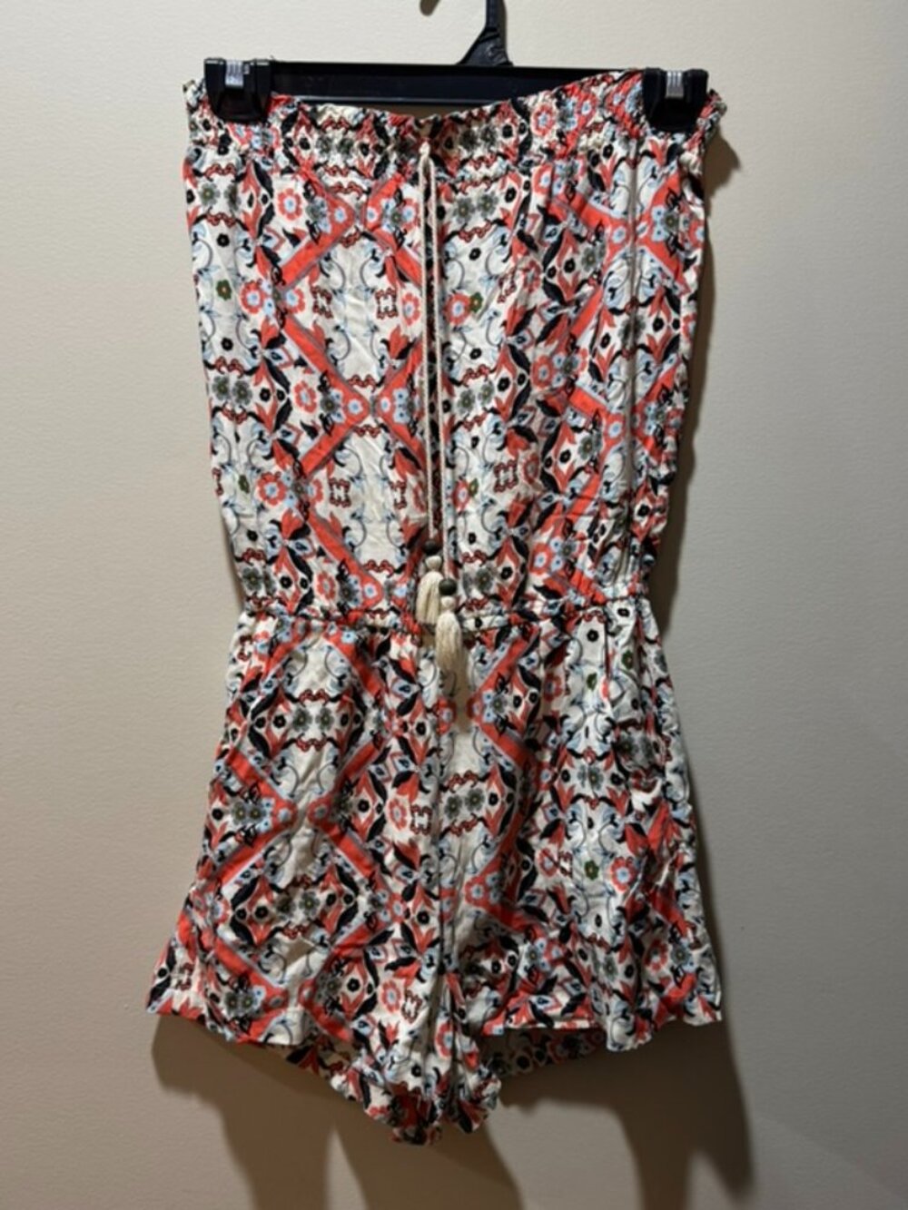 Strapless Romper w/ Pockets